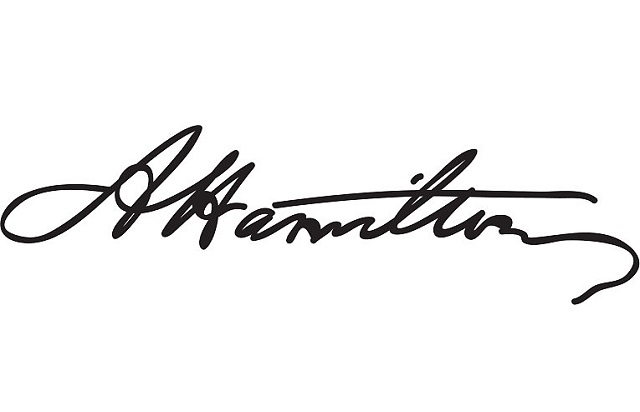 Alexander Hamilton's signature